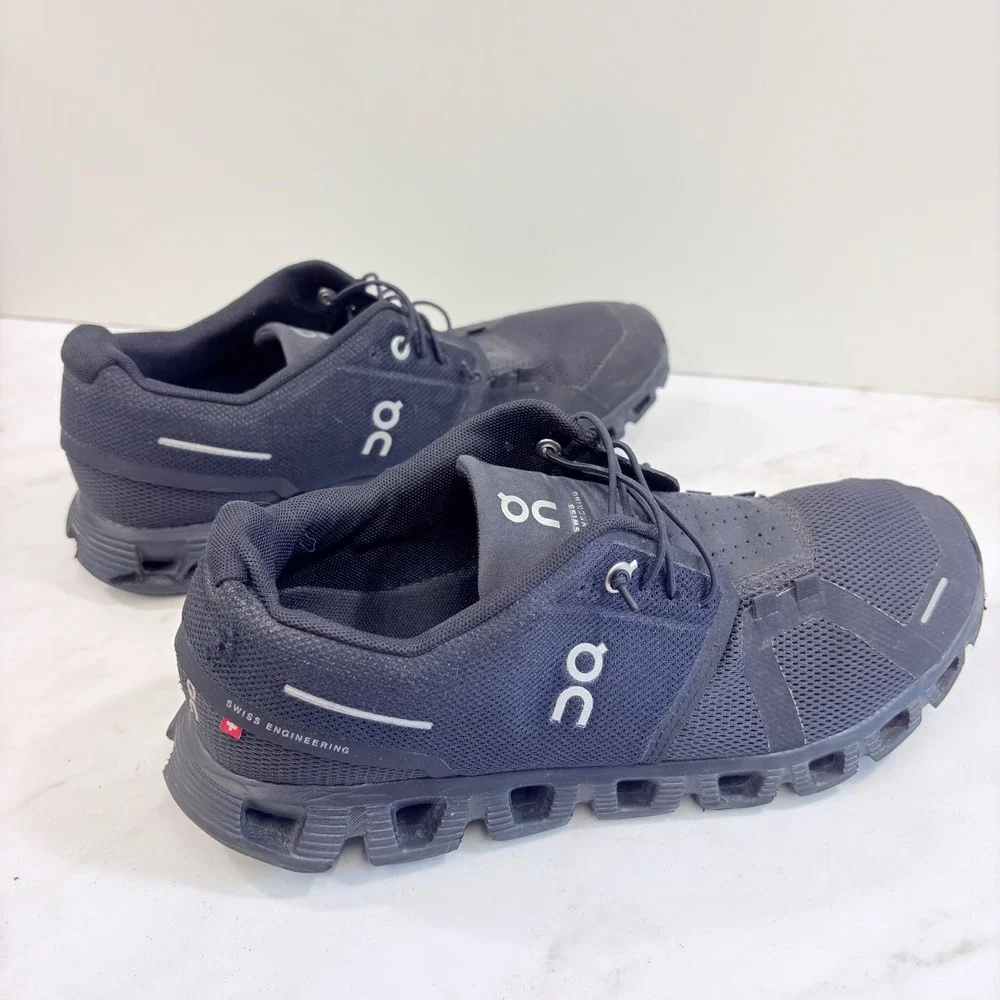Athletic Gorpcore Running Shoes Cloud 5 Mesh On Cloud Women Black